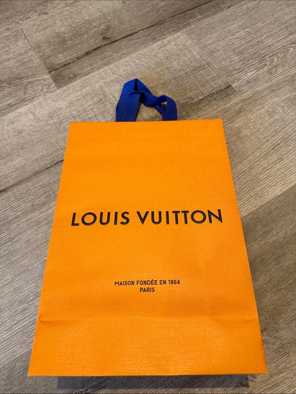 Louis Vuitton Orange Shopping Gift Bag 14.5” x 9.5” x 5.5” - Picture 3 of 4